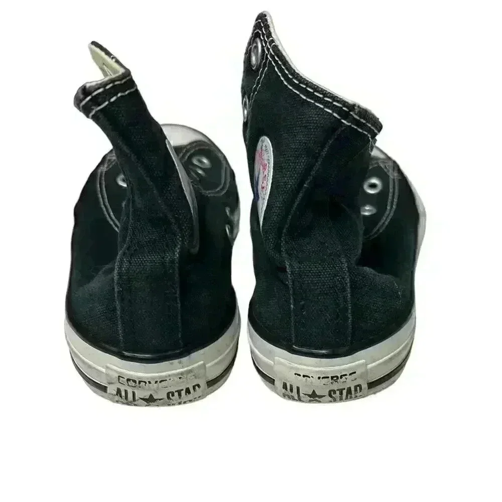 Converse All Star Chuck Taylor Hi Top Canvas Sneakers Black Kids Size 1
